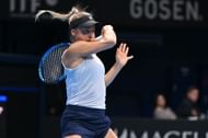 Yulia Putintseva at the 2024 Billie Jean King Cup Qualifier